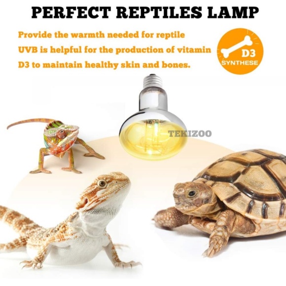 Tekizoo Super Sun Reptile Lamp UVA UVB Bulb - Picture 2 of 11
